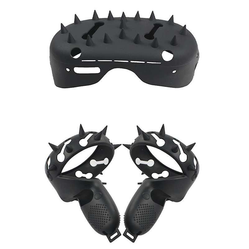 for Quest 2 Controller Handle Cover, Device Front Cover for Quest 2 Mask Accessories, Spiked Version