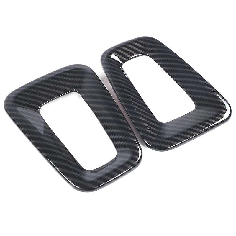 for R1T R1S 2022 2023 2024 Seat Hook Cover Decorative Panel Frame Trim Carbon Fiber