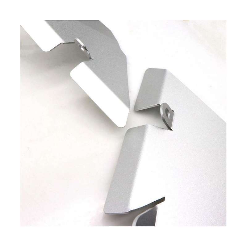 for R1200gs R1250gs R 1250 Gs R 1200gs Rear Foot Pedal Mudguard Recess Cover Silver