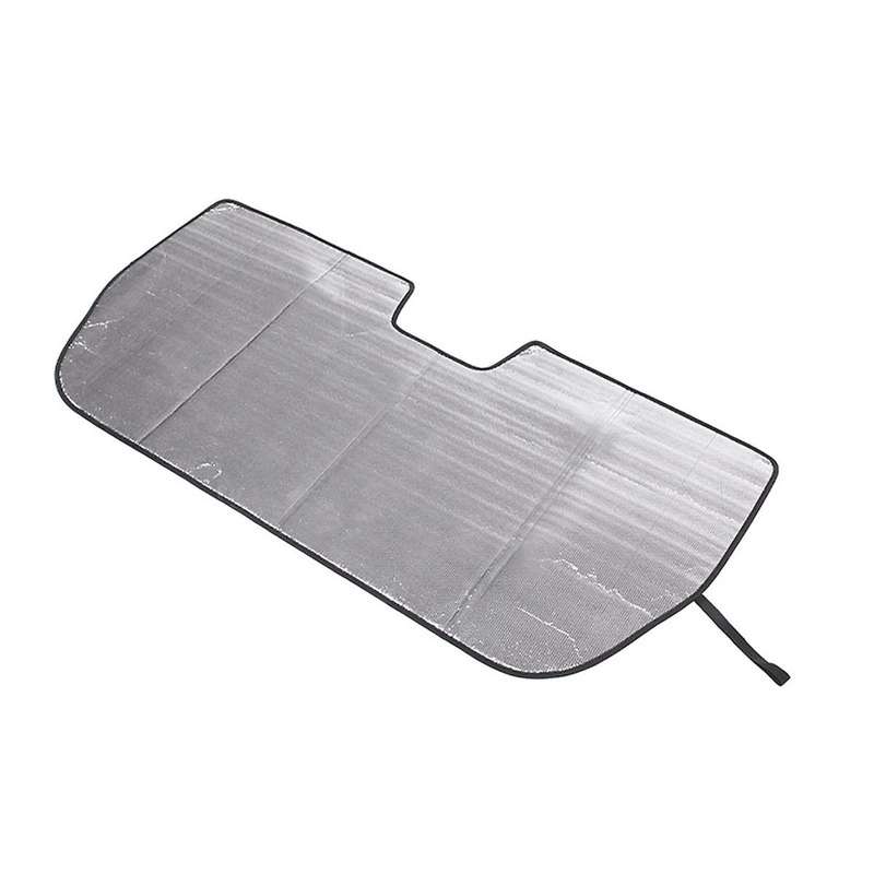 for R1T 2022 2023 Front Windshield Sun Shade, Sun Visor Protector Blocks UV Rays Foldable Interior A