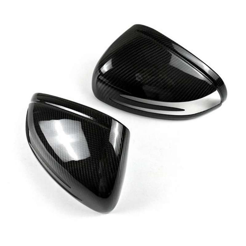 for R172 R197 R231 Slk200 Sl Real Carbon Fiber Side Rear View Mirror Cover Trim Side Wing Mirror Cap