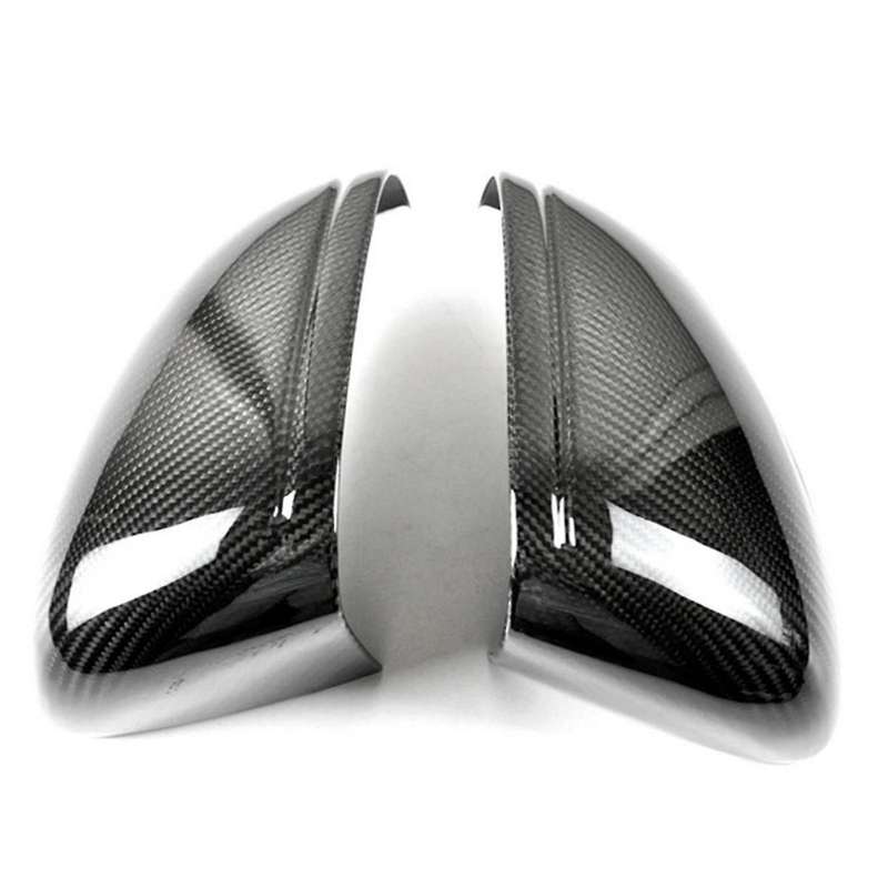 for R172 R197 R231 Slk200 Sl Real Carbon Fiber Side Rear View Mirror Cover Trim Side Wing Mirror Cap