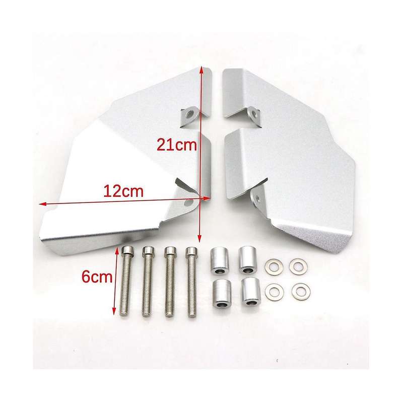 for R1200gs R1250gs R 1250 Gs R 1200gs Rear Foot Pedal Mudguard Recess Cover Black