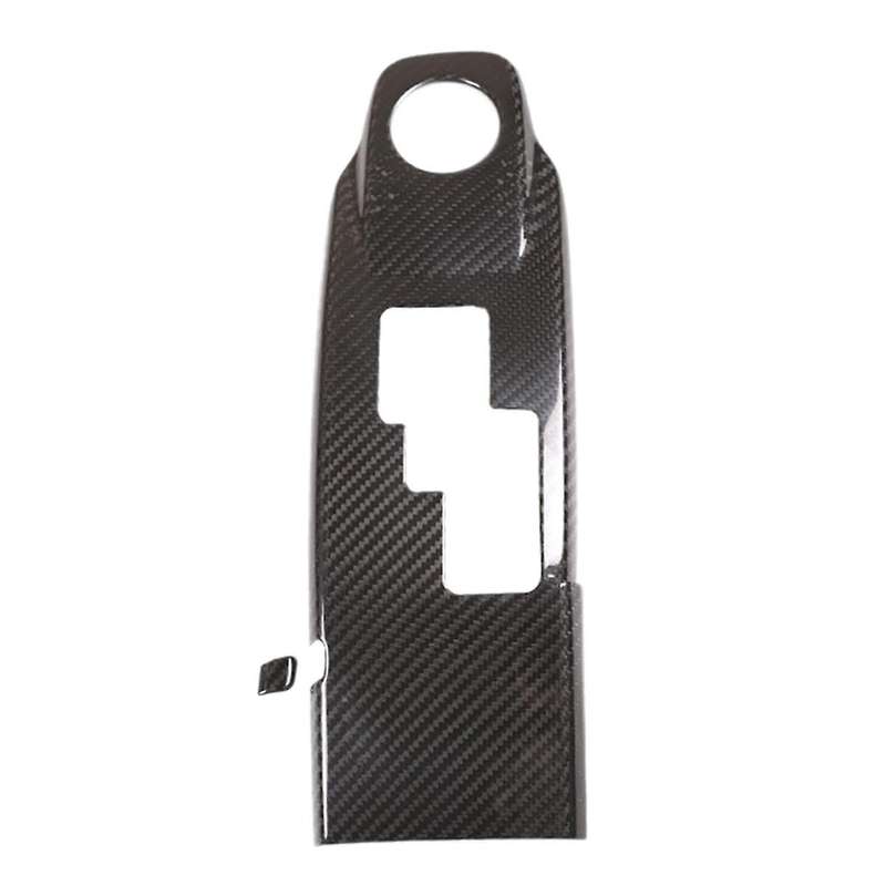 for R35 2008-2016 Dry Carbon Fiber Center Console Gear Panel Frame Decoration Cover Trim Interior Ac