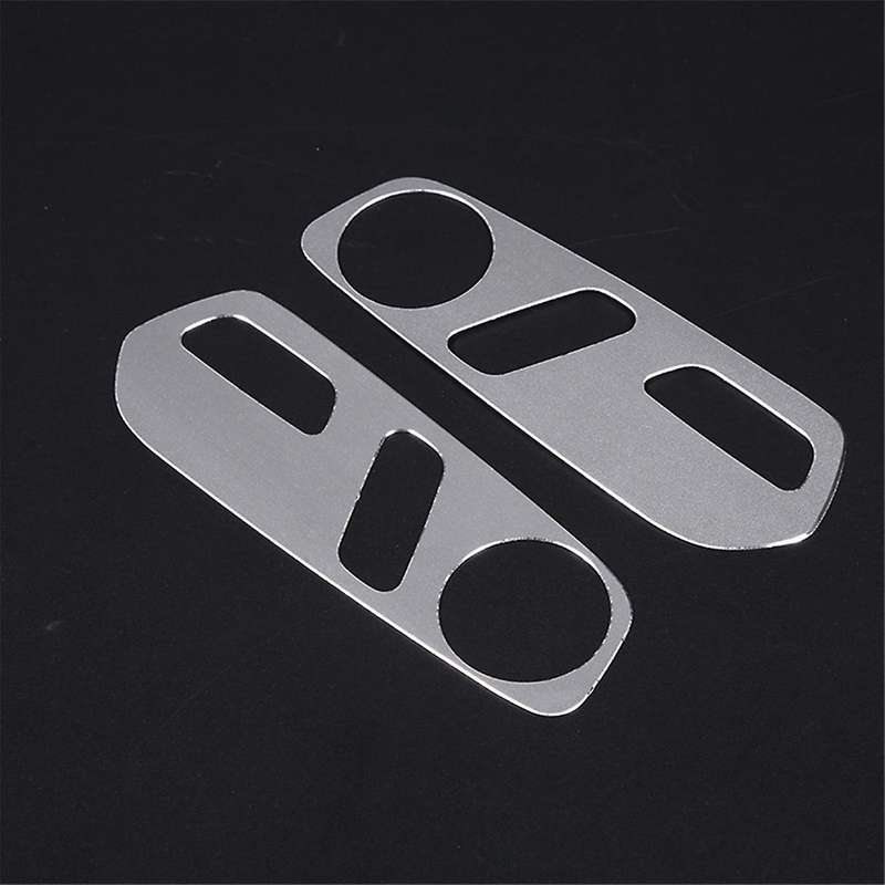 for R1t R1s 2022 2023 Car Front Seat Adjustment Switch Panel Cover Trim Accessories Aluminum Alloy