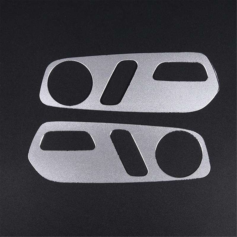 for R1t R1s 2022 2023 Car Front Seat Adjustment Switch Panel Cover Trim Accessories Aluminum Alloy