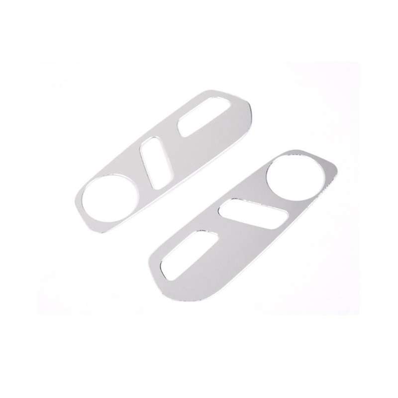for R1t R1s 2022 2023 Car Front Seat Adjustment Switch Panel Cover Trim Accessories Aluminum Alloy