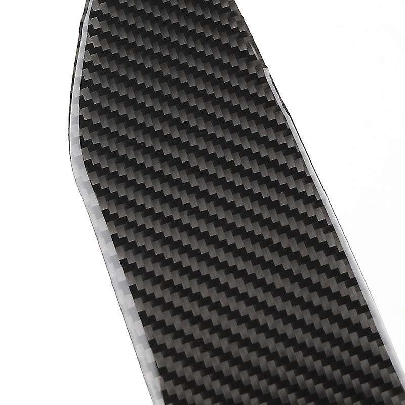 for R35 2009-2015 Carbon Fiber Radio Climate Control Console Sticker A/C CD Panel Cover Trim Frame R