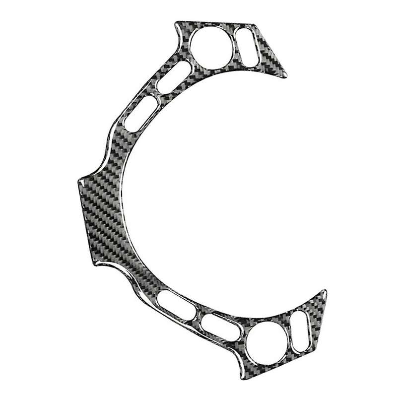 for R35 2009-2015 Carbon Fiber Steering Wheel Button Cover Trim Decoration Frame Interior Accessori