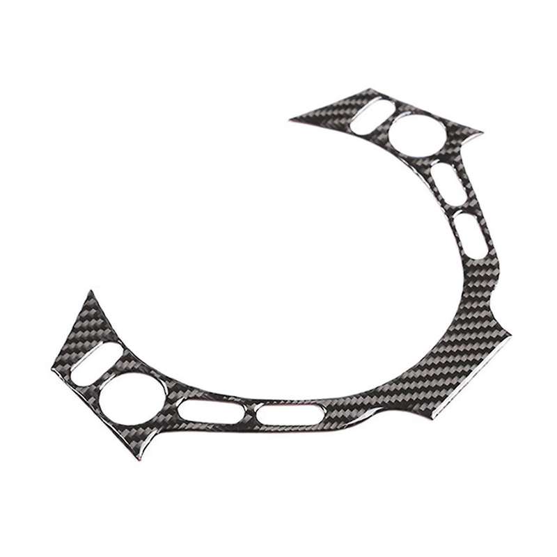for R35 2009-2015 Carbon Fiber Steering Wheel Button Cover Trim Decoration Frame Interior Accessori