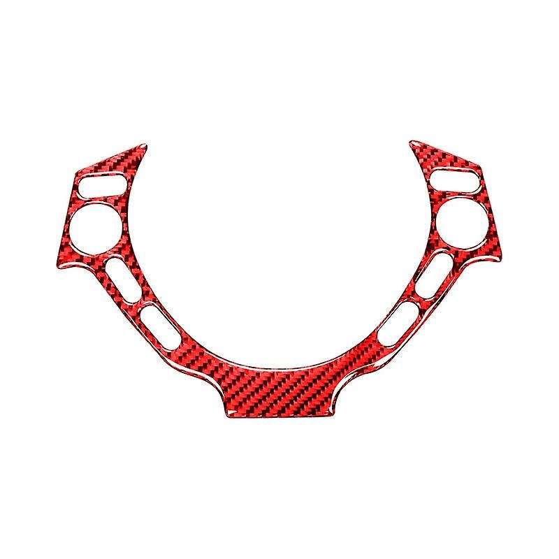 for R35 2009-2015 Carbon Fiber Steering Wheel Switch Button Panel Sticker Speedometer Side Cover Tri