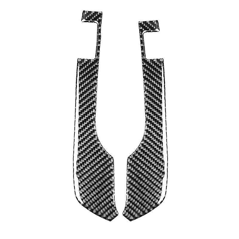 for R35 2009-2015 Carbon Fiber Steering Wheel Switch Button Panel Sticker Speedometer Side Cover Tri