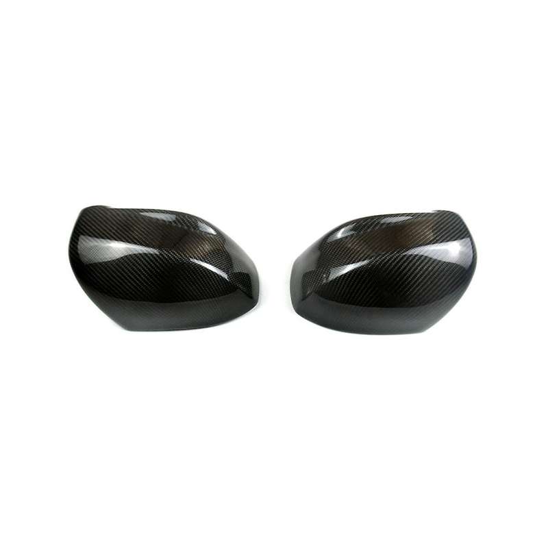 for R35 2009-2020 Car Rear View Mirror Cover Caps Shell Trim Frame Real Carbn Fiber
