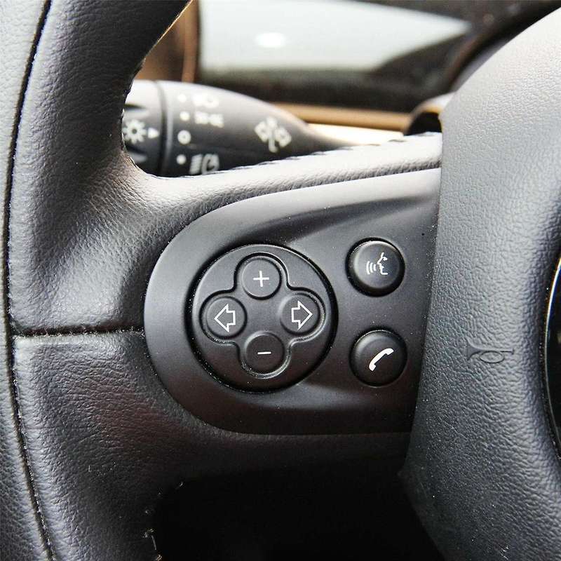 for R55 R56 R57 R58 R59 R60 R61 Car Steering Wheel Control Switch Trim Cover