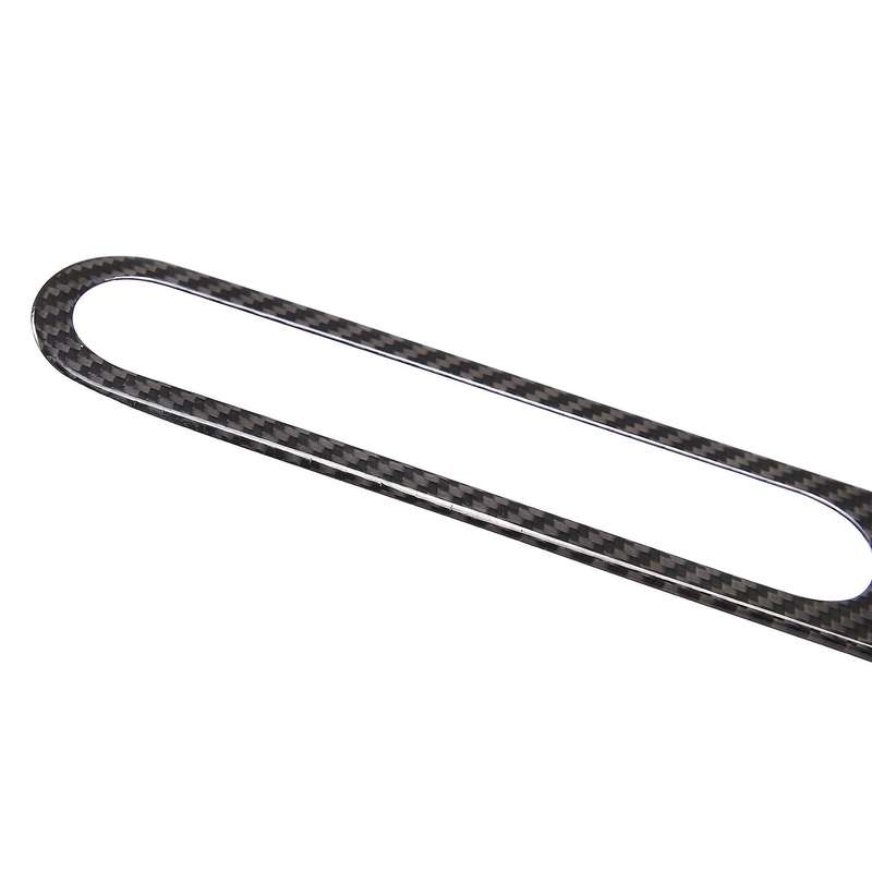 for R35 GTR 2006-2018 Real Carbon Fiber Outer Door Handle Cover Glossy Finish Pull Surround Interio