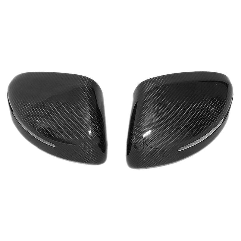 for  R8 2007-2012 Carbon Fiber Racing Rearview Mirror Covers Caps Mirror Housing Protection