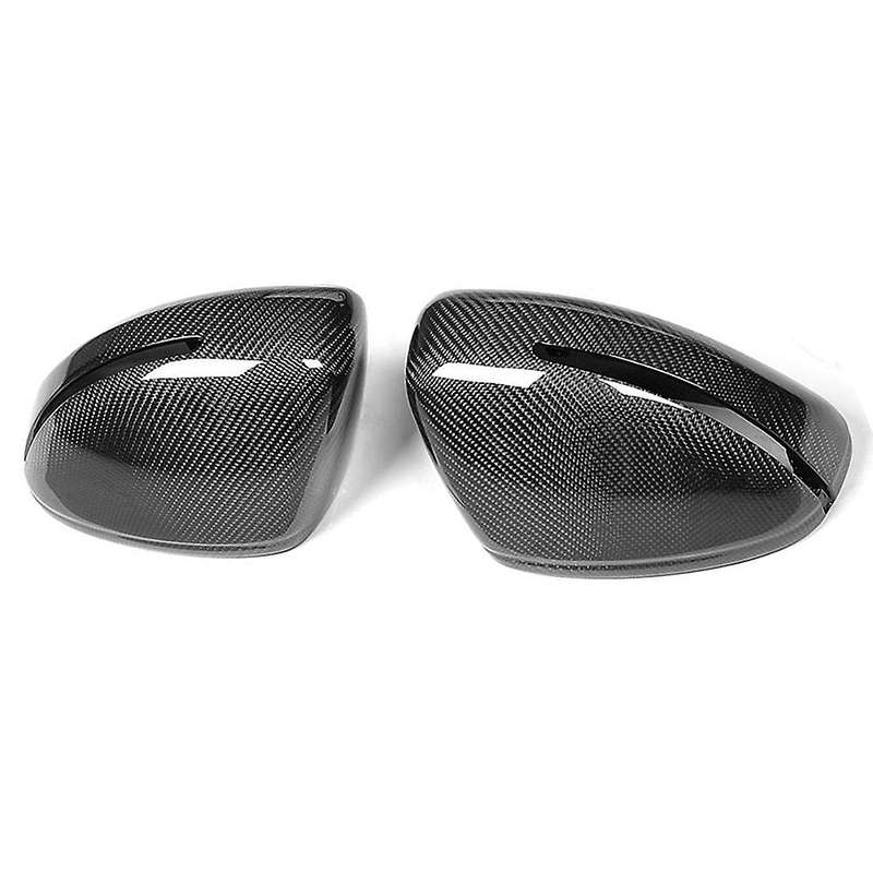 for  R8 2007-2012 Carbon Fiber Racing Rearview Mirror Covers Caps Mirror Housing Protection
