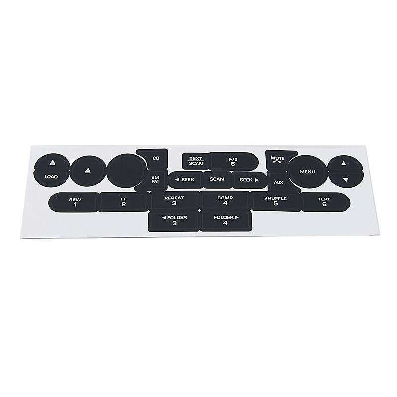 for Radio Stereo Button Repair Decals Stickers