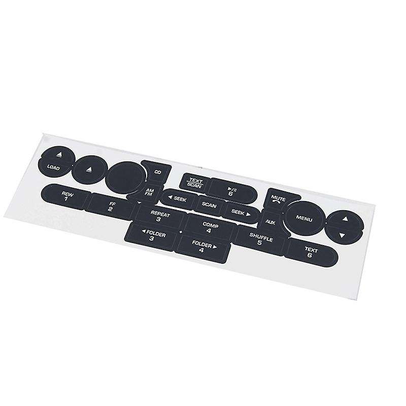 for Radio Stereo Button Repair Decals Stickers