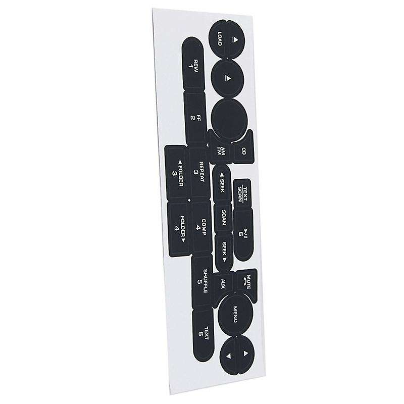 for Radio Stereo Button Repair Decals Stickers