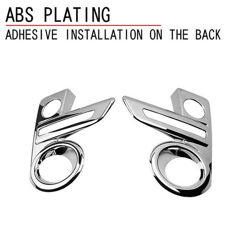 for Raize 200 Series ABS Chrome Front Fog Light Lamp Cover Trim Foglight Bezel Decoration Frame