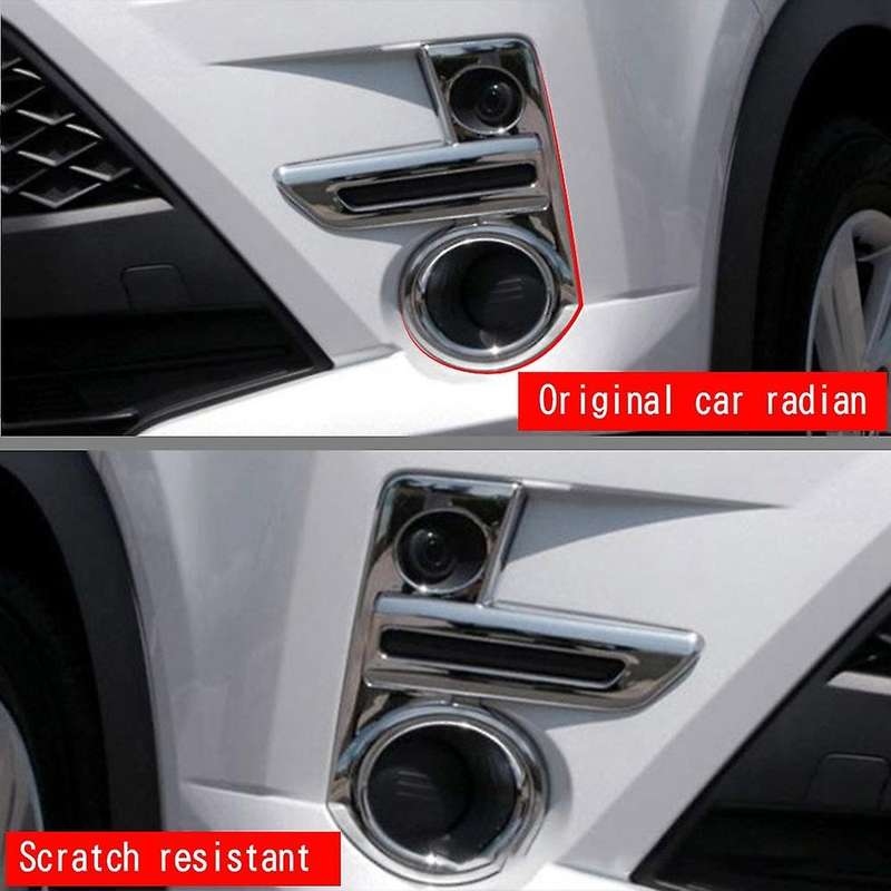 for Raize 200 Series ABS Chrome Front Fog Light Lamp Cover Trim Foglight Bezel Decoration Frame