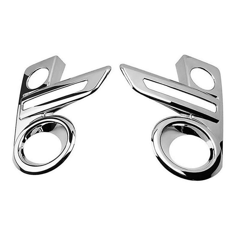 for Raize 200 Series ABS Chrome Front Fog Light Lamp Cover Trim Foglight Bezel Decoration Frame
