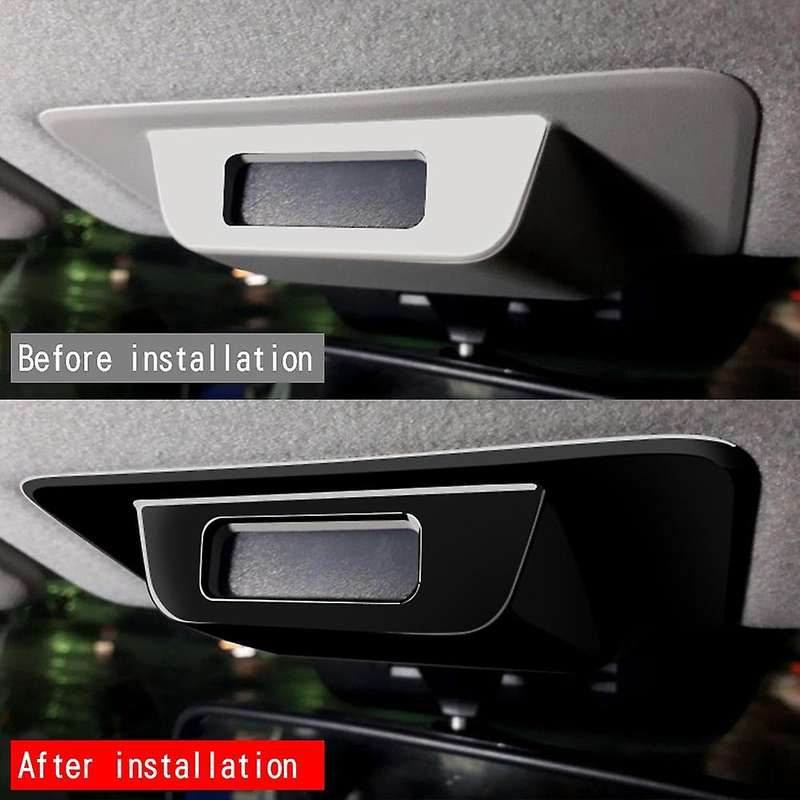 for Raize 200 Series Car Interior ABS Carbon Fiber Belt Check Panel Cover Trim