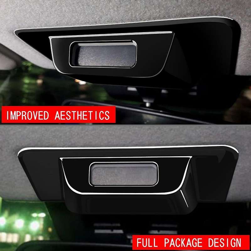 for Raize 200 Series Car Interior ABS Carbon Fiber Belt Check Panel Cover Trim