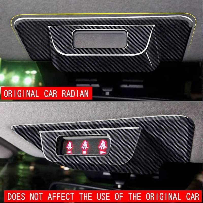 for Raize 200 Series Car Interior ABS Carbon Fiber Belt Check Panel Cover Trim