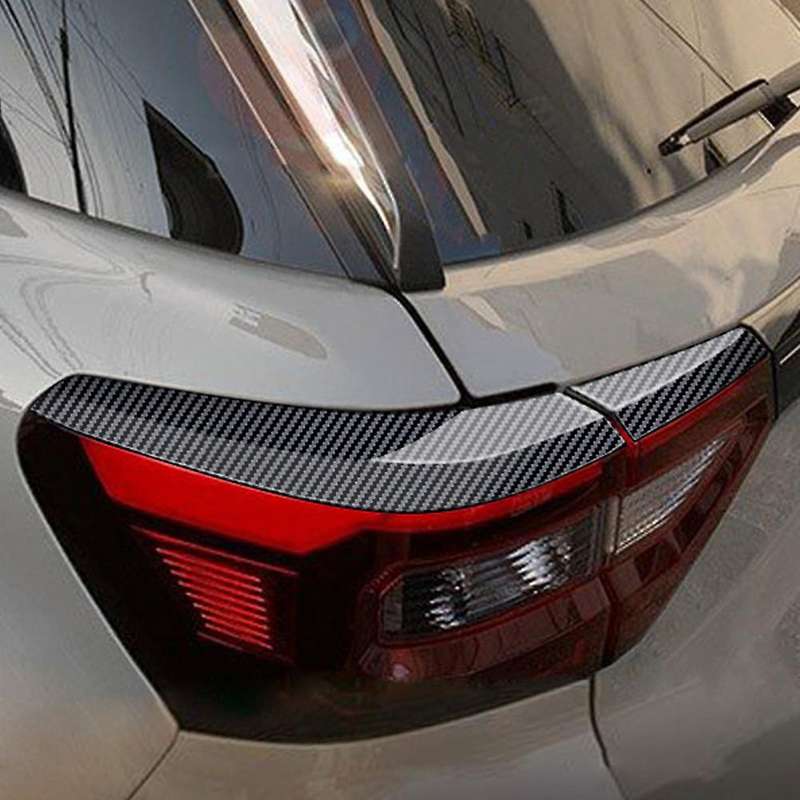 for Raize 200 Series Car Tail Light Eyebrow Cover Decorative Trim Bright Black