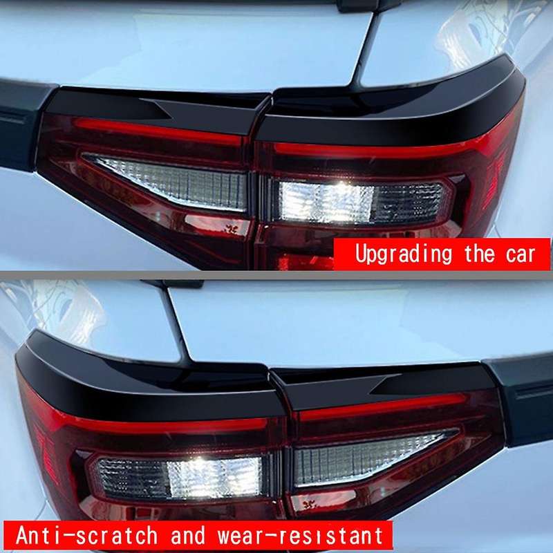 for Raize 200 Series Car Tail Light Eyebrow Cover Decorative Trim Bright Black