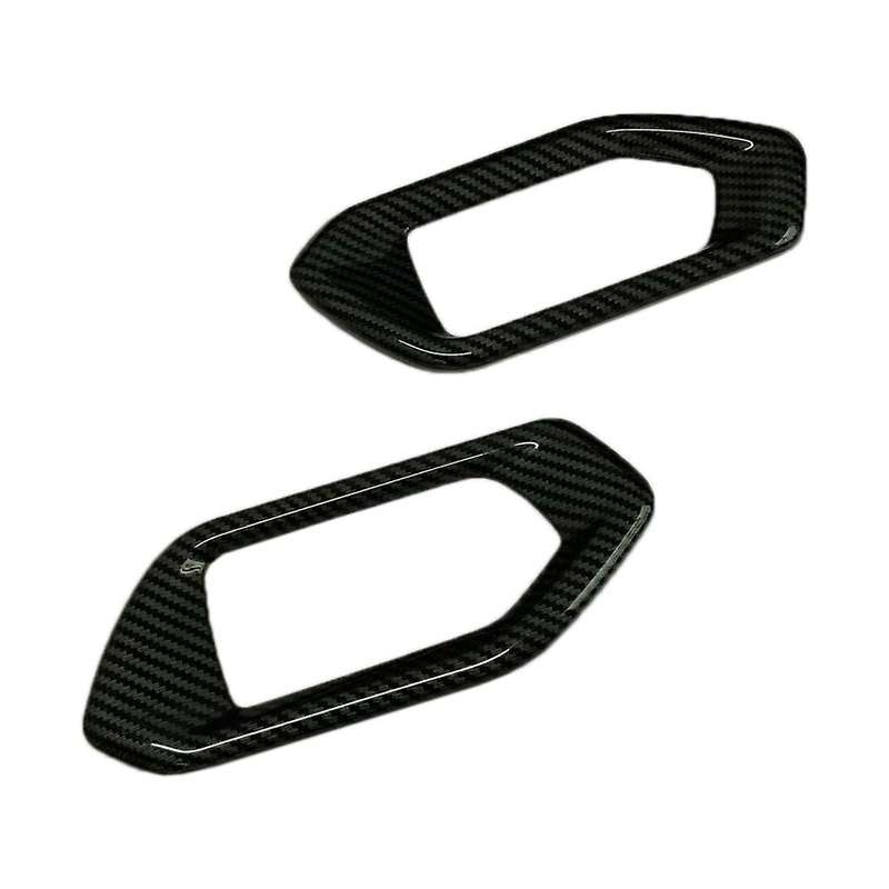 for Raize 2020 Car Carbon Fiber Inner Door Handle Bowl Cover Trim Door Decoration Frame Sticker Acce