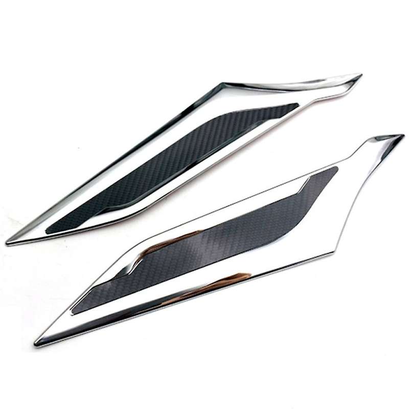 for Raize 2020 Car Accessories ABS Chrome Front Head Light Headlight Lamp Cover Trim Molding Frame