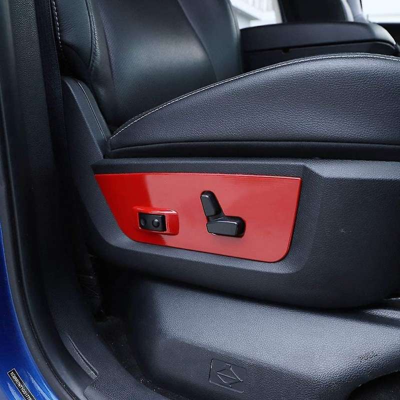 for RAM 1500 2010+ Car Electric Seat Adjustment Panel Button Decoration Cover Trim Stickers Accessor