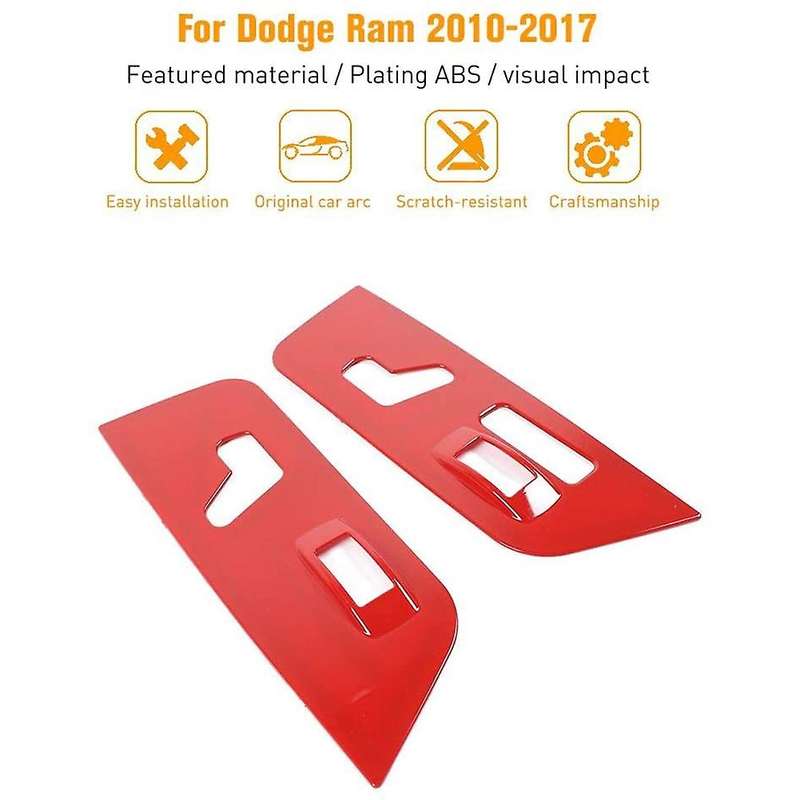 for RAM 1500 2010+ Car Electric Seat Adjustment Panel Button Decoration Cover Trim Stickers Accessor