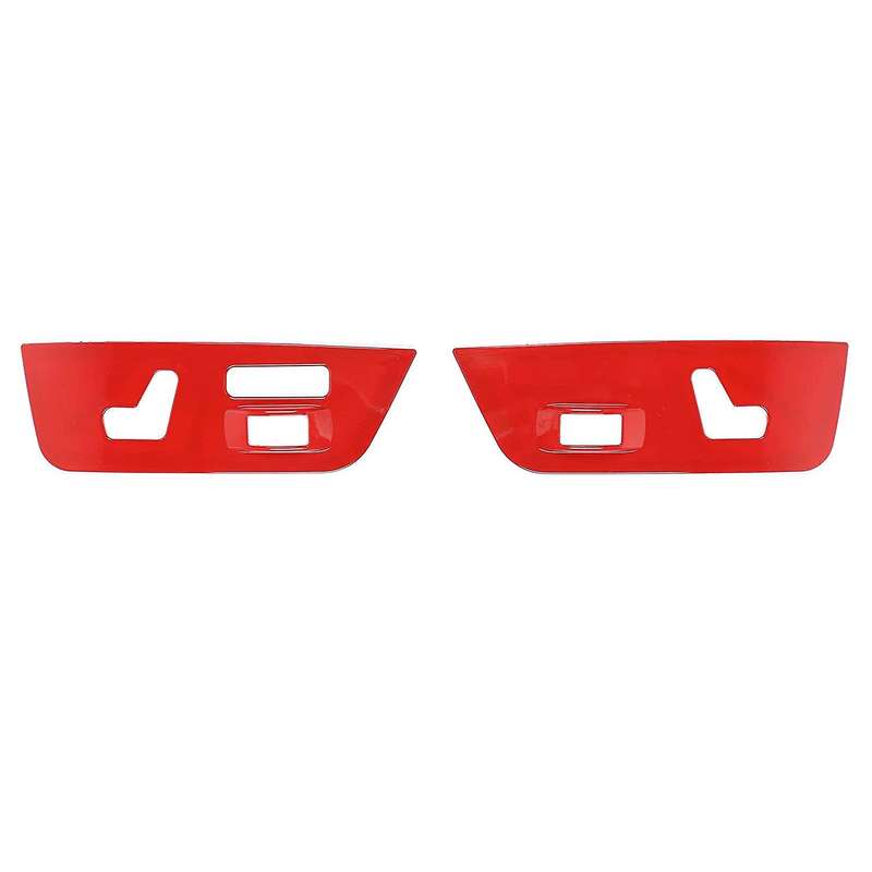 for RAM 1500 2010+ Car Electric Seat Adjustment Panel Button Decoration Cover Trim Stickers Accessor