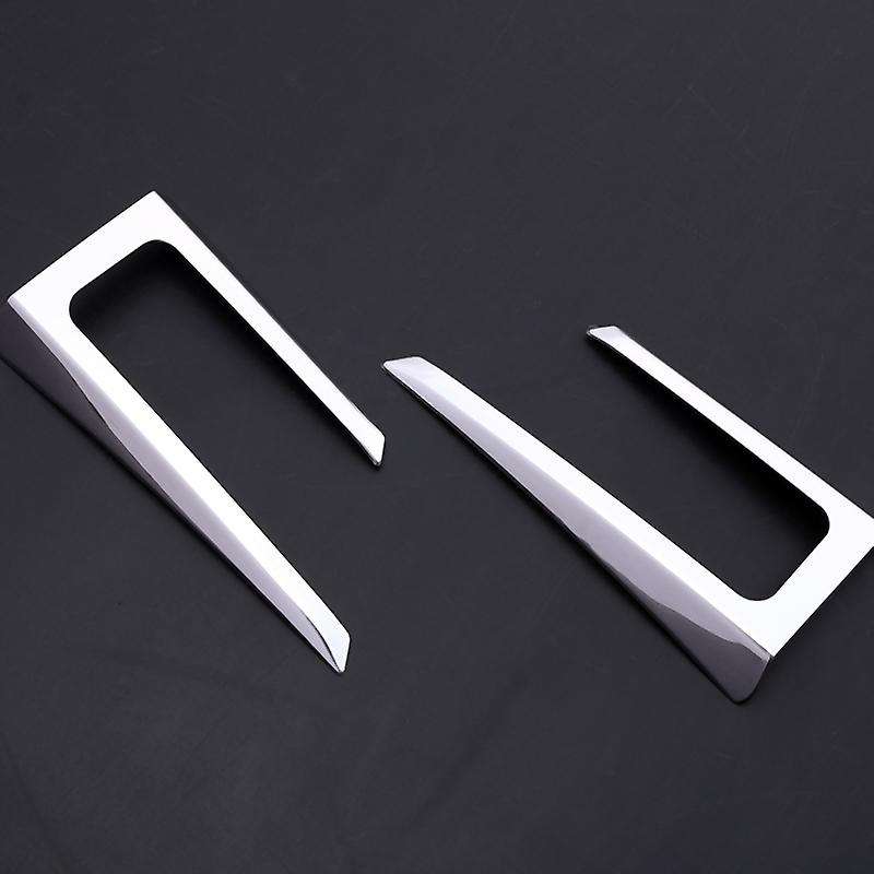 for Raize A200a/210a Stainless Steel Car Fog Lamp Cover Trim Rear Reflector Garnish Bumper Spotligh