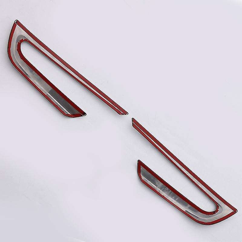 for Raize A200a/210a Stainless Steel Car Fog Lamp Cover Trim Rear Reflector Garnish Bumper Spotligh