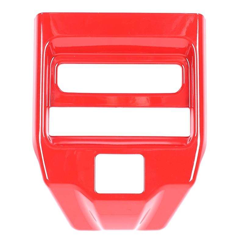 for RAM 1500 2018 2019 2020 2021 Rear Air Outlet Anti-Kick Panel Cover Trim Accessories ,Red