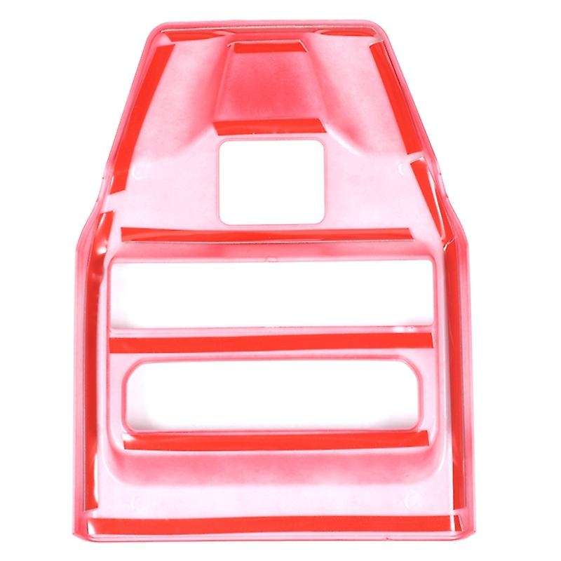 for RAM 1500 2018 2019 2020 2021 Rear Air Outlet Anti-Kick Panel Cover Trim Accessories ,Red