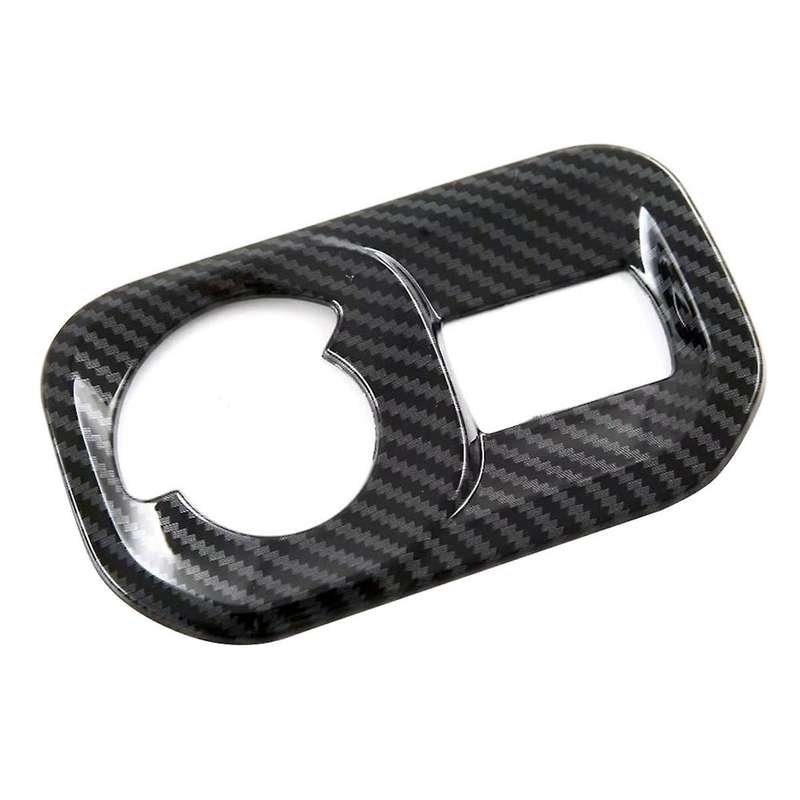 for Ram 1500 2023 2024 Car Headlight Switch Button Cover Trim Interior Accessories - Abs Carbon Fib