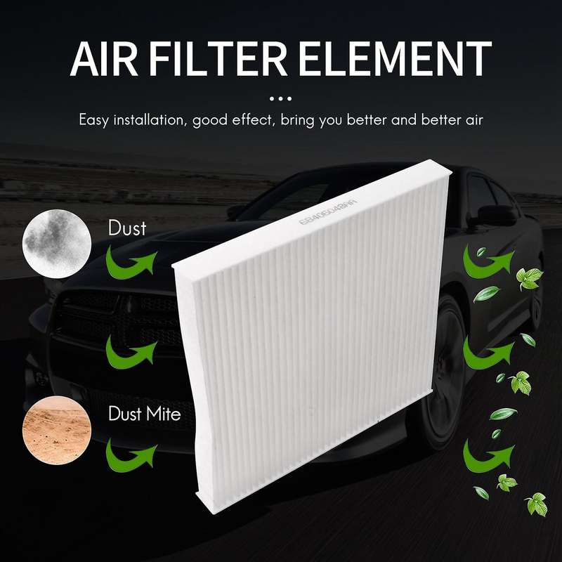 for RAM 1500 2500 3500 Cabin Filter Kit Cabin Filter & Filter Access Door 68052292AA 68318365AA