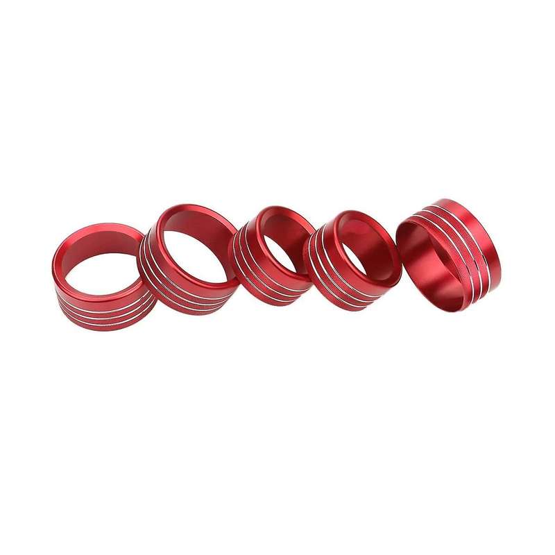 for Ram Accessories 2018-2021 Control Knob Cover Ac/volume/mode/auto/browse Switch Decor Button Tri