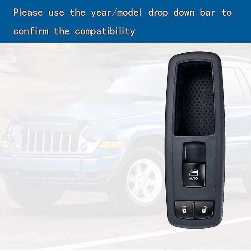 for Ram 1500 Journey Nitro Liberty 07-12 Power Window Switch Front Right Passenger Side 4602544AG (w