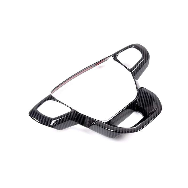 for Ranger 2023 Car Steering Wheel Decorative Cover Trim Interior Accesorios - Abs Carbon Fiber