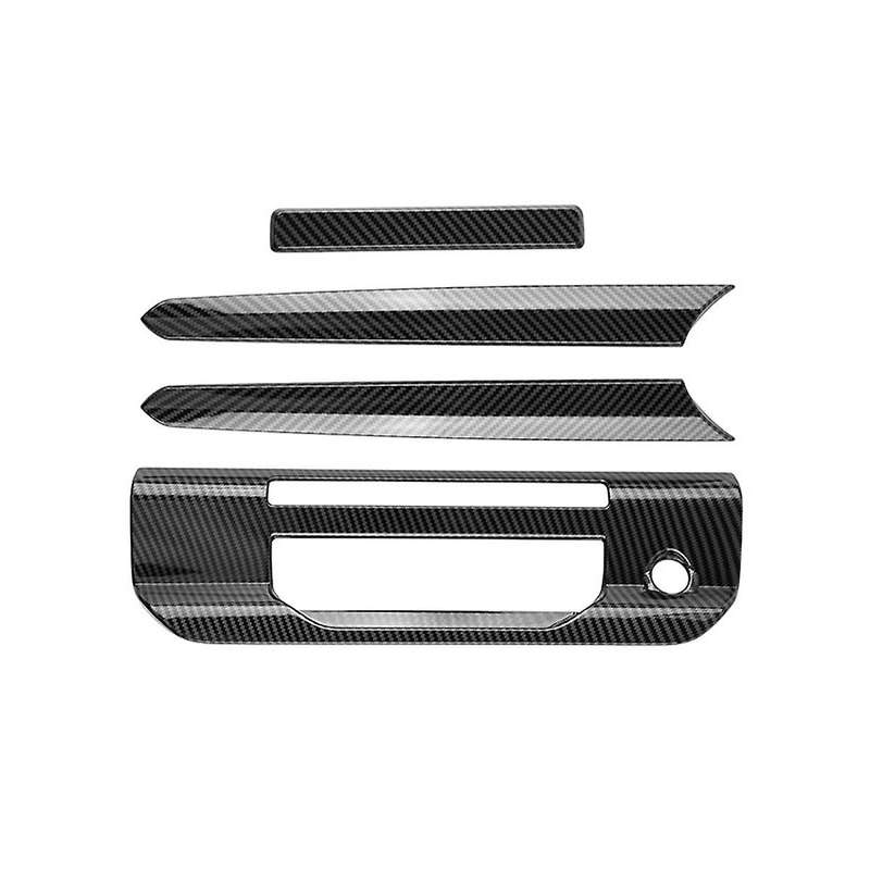 for Ranger 2023 Car Rear Handle Cover Trim Trunk Decorative Sticker Accessories - Abs Carbon Fiber