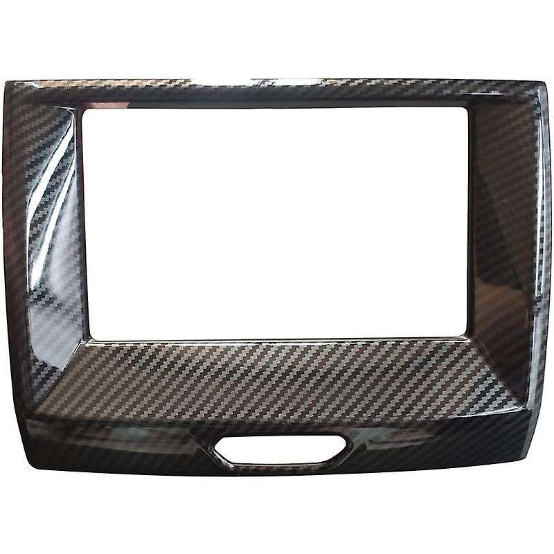 for Ranger Everest Endeavor 2015+ Carbon Fiber Inner Center Navigation Cover Trim Frame Decorator C