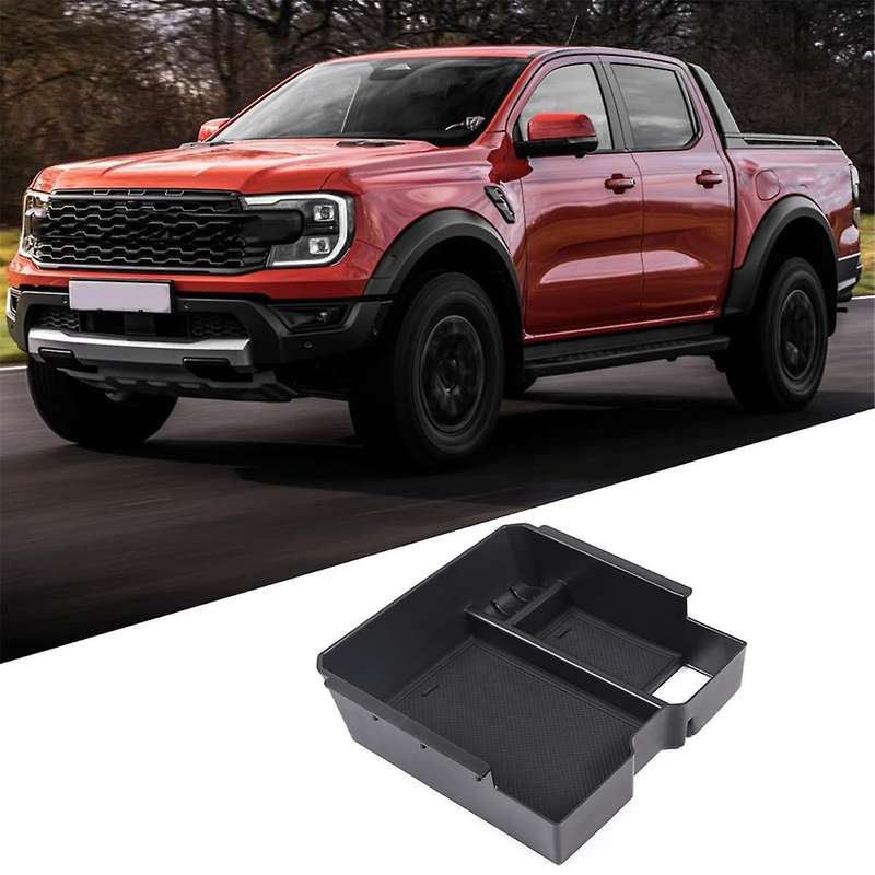 for Ranger Everest 2023 Center Console Organizer Tray, Armrest Storage Box Insert (electric Handbrak