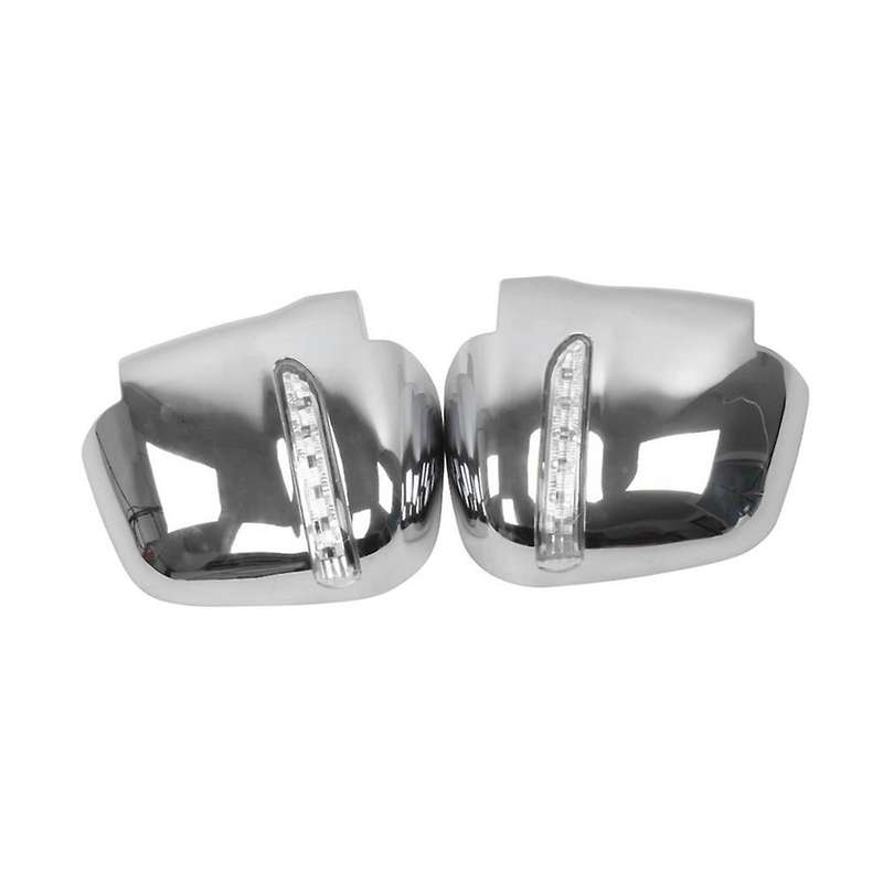 for Refine STAREX 2004 ABS Chrome-Plated LED Rearview Mirror Cover with Turn Signal Reversing Mirror